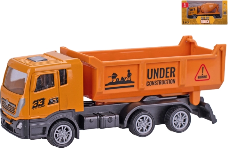 Model metalic de construcții cu mecanism pull-back 12 cm