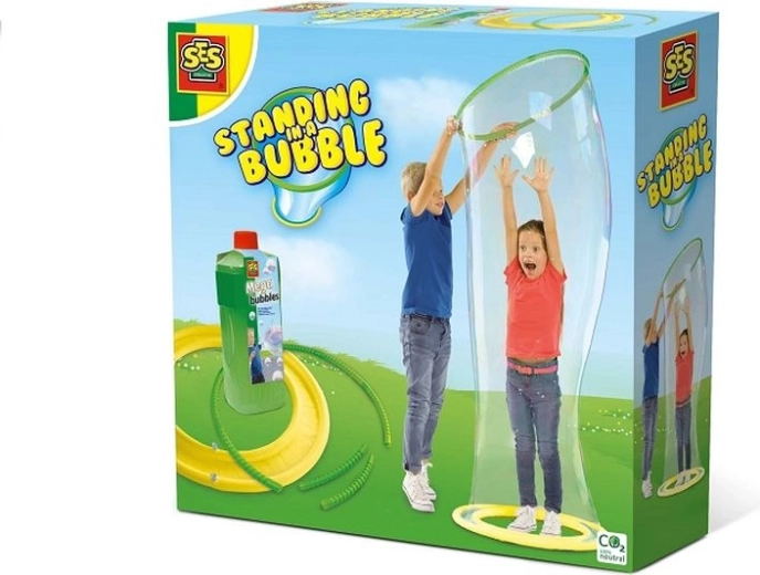 SES Mega bulă în picioare – set pentru bule uriașe