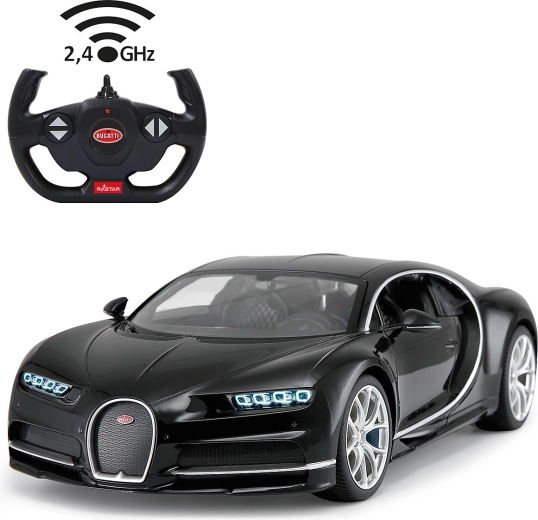 Mașină RC Jamara Bugatti Chiron 1:14 neagră 2,4 GHz - 1 bucată