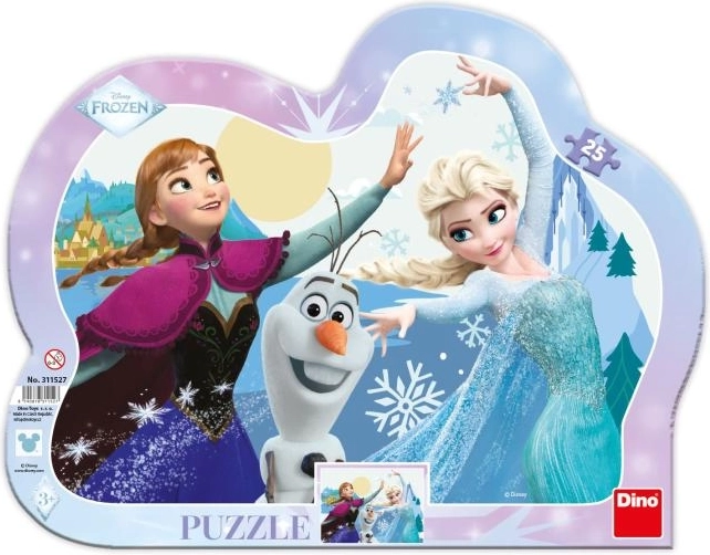 Anna și Elsa – puzzle pentru copii, decupat, 25 piese