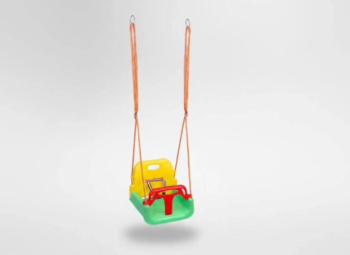 Leagăn tip găleată pentru copii cu spătar înalt 42 × 38 × 41 cm