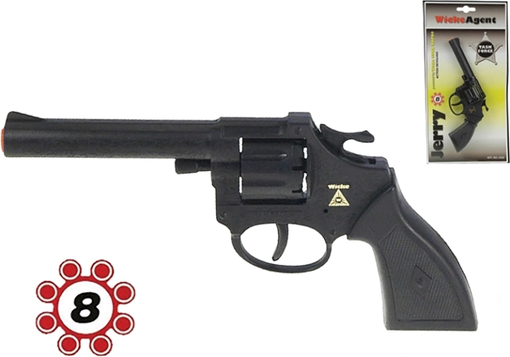 Pistol cu capse Jerry 19 cm (8 focuri) - 1 bucată