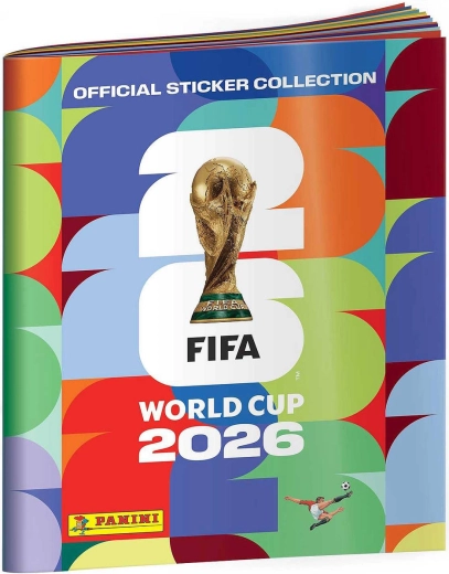 Album de colecție Panini FIFA World Cup 2026 pentru autocolante, cu copertă moale