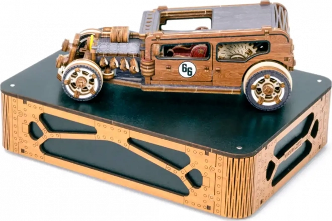 Puzzle 3D din lemn WOODEN CITY hot rod – ediție limitată