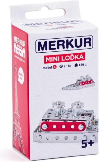 Mini set de construcție Merkur bărcuță