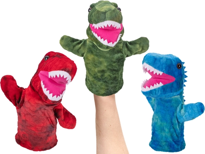 Marionetă din pluș dinozaur pentru cei mai mici copii