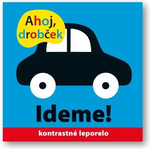 Salut, micuțule, mergem! carte contrastantă