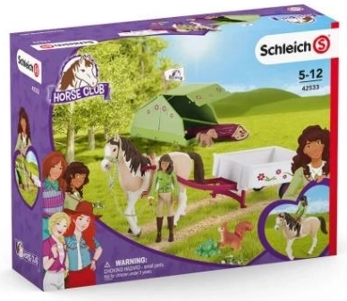 Set de figurine Horse Club, Sarah și excursia la camping