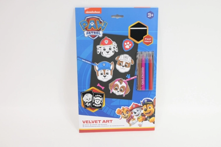 Set artistic Paw Patrol cu markere și planșe de colorat