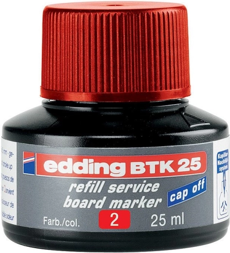 Cerneală Edding BTK 25 roșie pentru markere de tablă