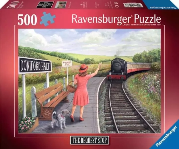 Puzzle Ravensburger „Stație la cerere” – 500 de piese