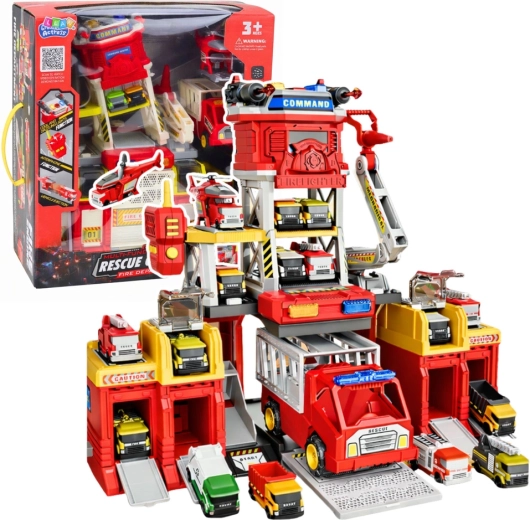 Stație de salvare a pompierilor – bază multifuncțională cu lumini și sunete