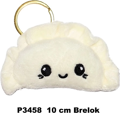 Breloc pieróg crem 10 cm