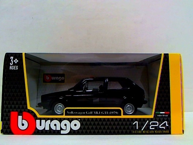 Bburago 1:24 Volkswagen Golf MK1 GTI negru 18-21089