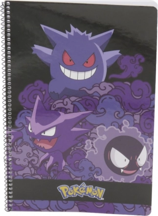 Pokémon bloc A4 cu legătură inelară - Gengar