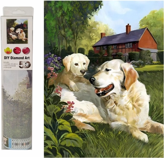 Mozaic cu diamante – labradori