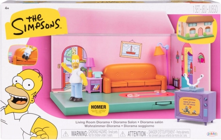 Set de joacă căsuță THE SIMPSONS cu figurina Homer