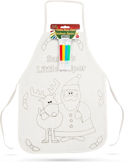 Șorț pentru copii de colorat cu carioci - 1 bucată