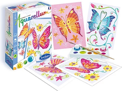 Sentosphere acuarele Aquarely mini – fluturi