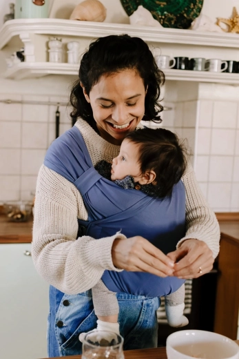 Boba Bliss marsupiu pentru copii Vintage Navy Blue V2