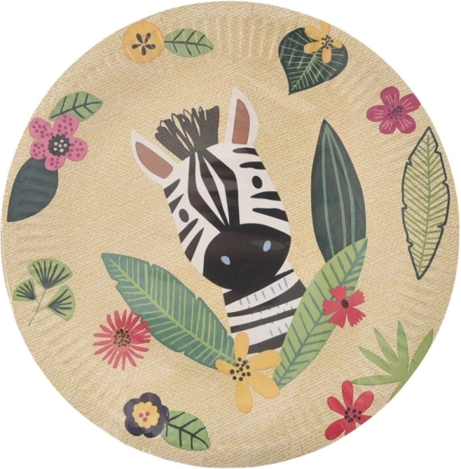 Farfurii din hârtie Jungle 28 cm (10 buc)