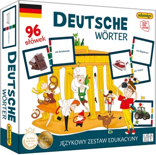 Carduri educaționale de limbă Deutsche Wörter