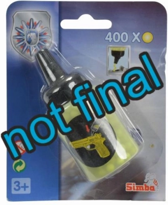 Doză cu biluțe pentru pistol, 400 buc