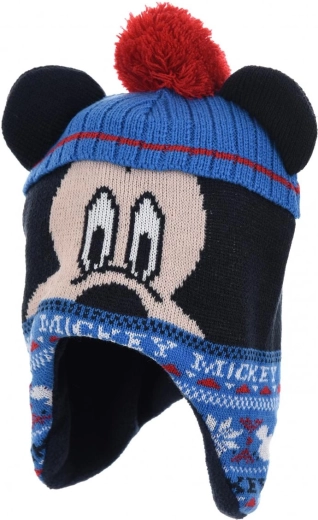 Căciulă pentru copii Mickey Mouse cu căptușeală din fleece