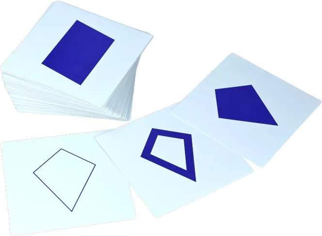Carduri pentru comoda geometrică Montessori Moyo Montessori