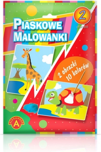 Desene cu nisip Girafă și Țestoasă ALEXANDER