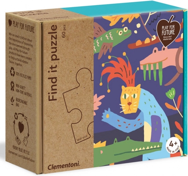 Puzzle 60 piese Junglă