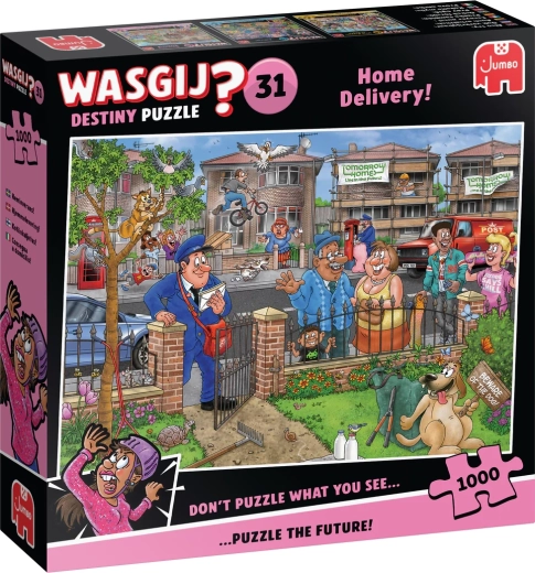 Jumbo Wasgij Retro Destiny 31: Livrare la domiciliu! 1000 de piese