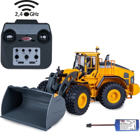 Încărcător frontal RC Volvo L260H din metal, scara 1:14, 2,4 GHz