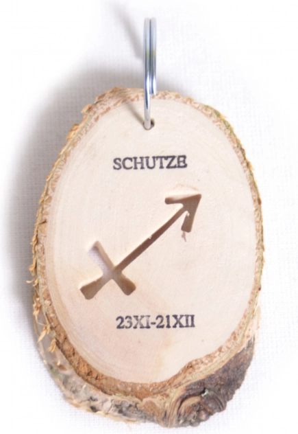 Breloc din lemn semnul Săgetător small foot