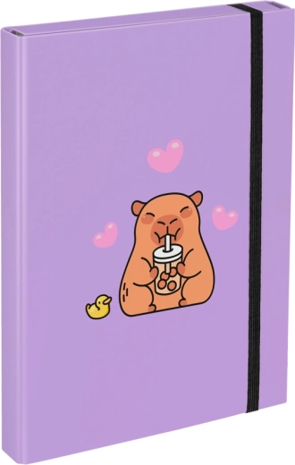 Mape pentru caiete școlare A4 cu motiv capibară BAAGL