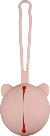 OH,POPPY! nola husă din silicon pentru suzete rosa
