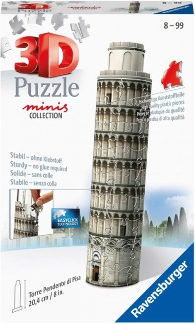 Puzzle 3D Ravensburger cu Turnul Înclinat din Pisa