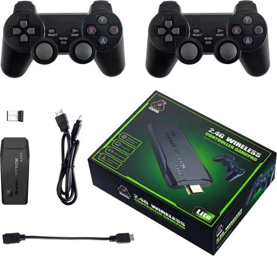 RENEW FORCE consolă retro de jocuri pentru televizor cu două controlere