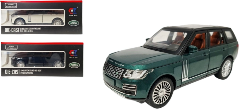 Model metalic Land Rover 1:24 cu lumină și sunet