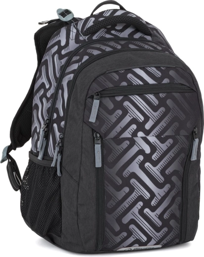Rucsac școlar Bagmaster Porto gri