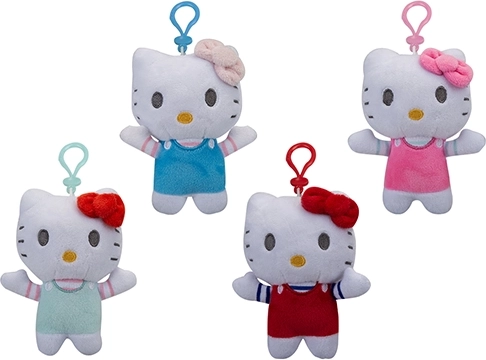 Hello Kitty pluș cu clips 12 cm - 1 bucată