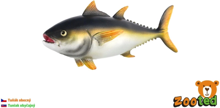 Figurină din plastic reprezentând tonul roșu, 12 cm