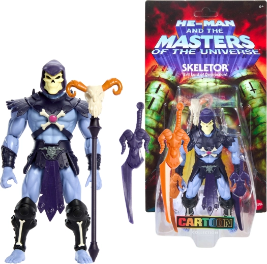 Masters of the Universe figurină Skeletor 14 cm cu accesorii