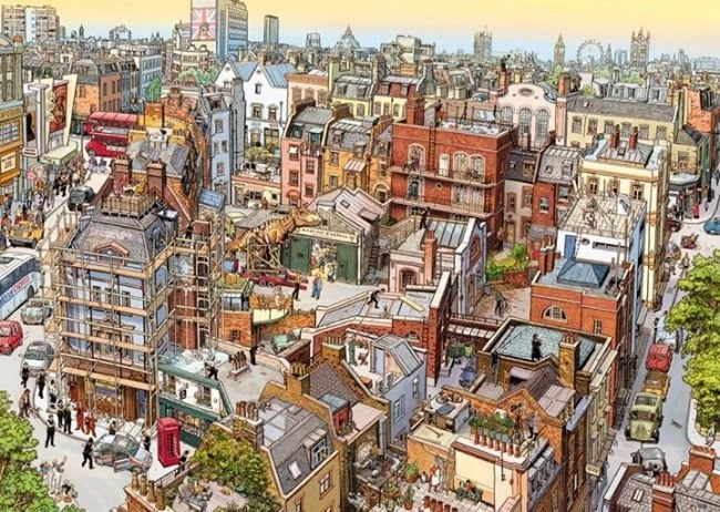 Puzzle Sherlock 2000 piese de la HEYE