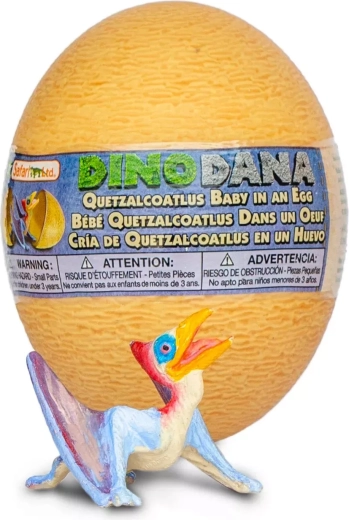 Safari Ltd. figurină pui de Quetzalcoatlus cu ou, cu realitate augmentată