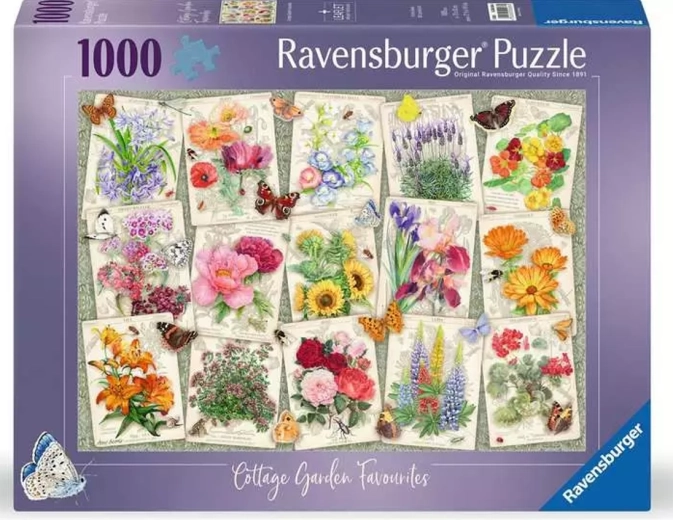 Puzzle Ravensburger Comorile grădinii de la țară, 1000 de piese