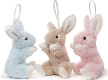 Iepuraș de pluș eco-friendly 15 cm (3 culori)