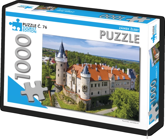 Puzzle Castelul Žleby 1000 piese Ediția Turistică