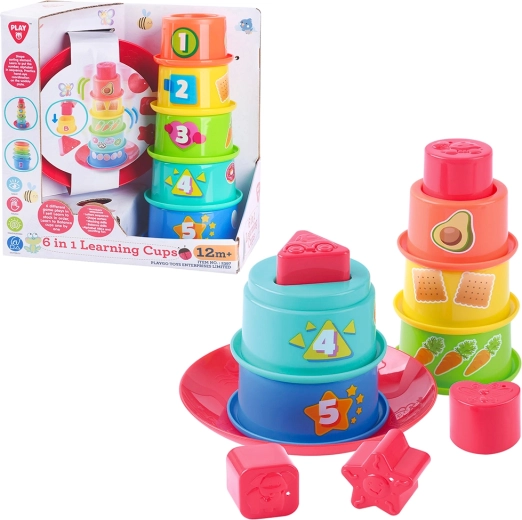 Pahare stivuibile 6 în 1 PLAYGO