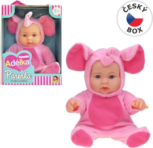 Păpușă în costum de animal, 22,5 cm